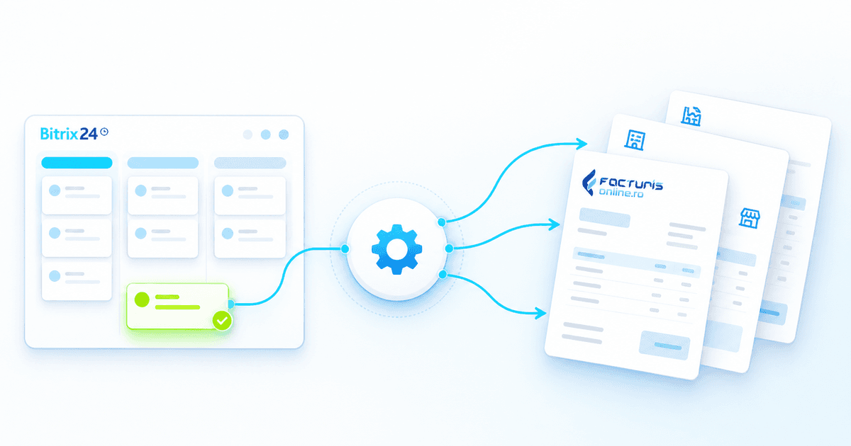Integrare Facturis Online cu Bitrix24 — Ghid pentru Multi-Firmă și Consultanți